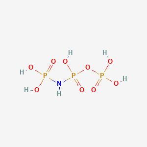 molecular formula H6NO9P3 B10760164 (Diphosphono)aminophosphonic acid CAS No. 79828-60-7