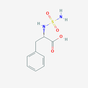 molecular formula C9H12N2O4S B10760233 Phenylalanine-N-sulfonamide 