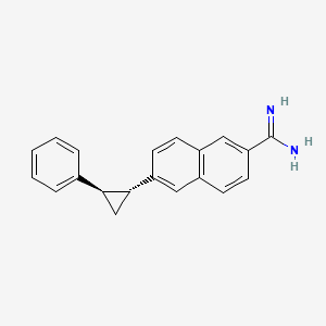 trans-6-(2-Phenylcyclopropyl)-naphthalene-2-carboxamidine