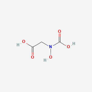 molecular formula C3H5NO5 B10760287 (Carboxyhydroxyamino)ethanoic acid 