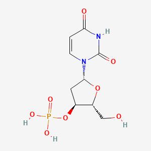 molecular formula C9H13N2O8P B10760288 2'-Deoxyuridine 3'-monophosphate 