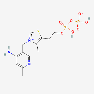 molecular formula C13H19N3O7P2S B10760371 3'-Deazo-Thiamin Diphosphate 