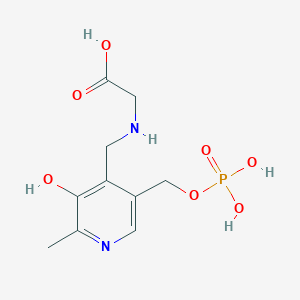 N-Glycine-[3-hydroxy-2-methyl-5-phosphonooxymethyl-pyridin-4-YL-methane]