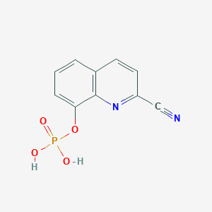 2-Cyanoquinolin-8-YL dihydrogen phosphate