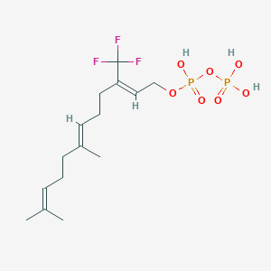 molecular formula C15H25F3O7P2 B10760396 Trifluorofurnesyl diphosphate 