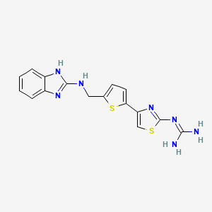 N''-(4-(5-((1H-Benzimidazol-2-ylamino)methyl)-2-thienyl)-1,3-thiazol-2-YL)guanidine