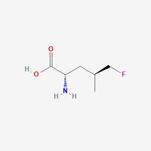 molecular formula C6H12FNO2 B10760489 (4s)-5-Fluoro-L-Leucine 