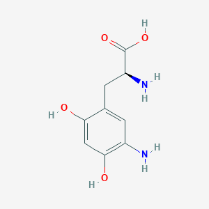 molecular formula C9H12N2O4 B10760536 3-Amino-6-Hydroxy-Tyrosine CAS No. 920013-11-2