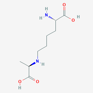 molecular formula C9H18N2O4 B10760578 Nz-(1-Carboxyethyl)-Lysine 