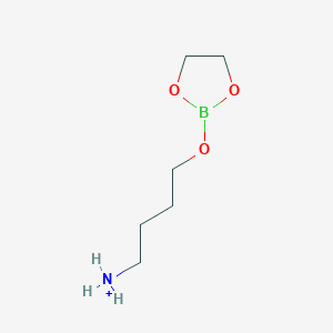 4-(1,3,2-Dioxaborolan-2-yloxy)butan-1-aminium