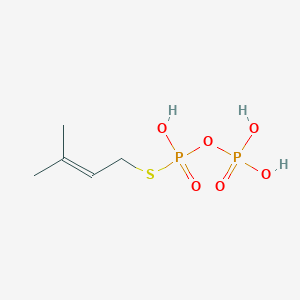 molecular formula C5H12O6P2S B10760678 Dimethylallyl S-thiolodiphosphate 