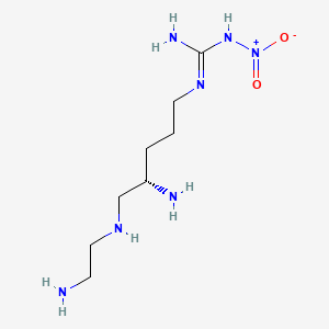 N-{(4S)-4-Amino-5-[(2-aminoethyl)amino]pentyl}-N'-nitroguanidine