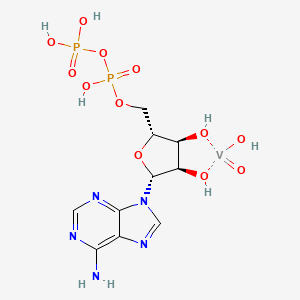 [adenosinato(2-)-kappa~2~O~2'~,O~3'~](hydroxy)oxovanadium