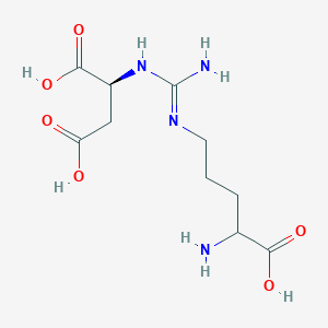 (2S)-2-[[N'-(4-amino-4-carboxybutyl)carbamimidoyl]amino]butanedioic acid