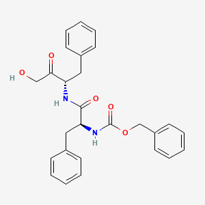 [1-(1-Benzyl-3-hydroxy-2-oxo-propylcarbamoyl)-2-phenyl-ethyl]-carbamic acid benzyl ester