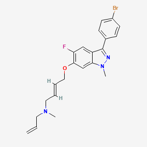 (2E)-N-Allyl-4-{[3-(4-bromophenyl)-5-fluoro-1-methyl-1H-indazol-6-YL]oxy}-N-methyl-2-buten-1-amine