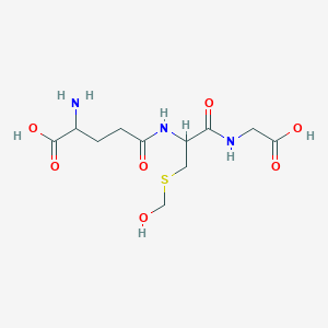 molecular formula C11H19N3O7S B10760937 H-DL-gGlu-DL-Cys(MeOH)-Gly-OH 