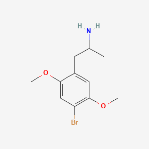 molecular formula C11H16BrNO2 B10761062 Brolamfetamine CAS No. 32156-26-6