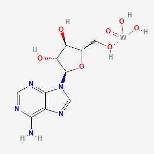 molecular formula C10H15N5O7W B10761106 Adenosine monotungstate 