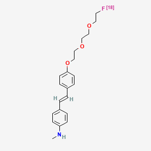 molecular formula C21H26FNO3 B10761153 Florbetaben F-18 CAS No. 902142-97-6