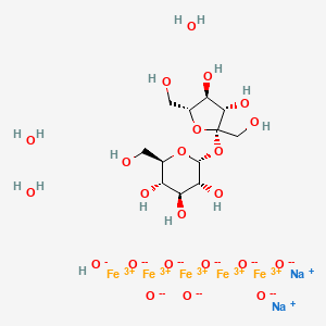 molecular formula C12H29Fe5Na2O23 B10761154 Sucroferric oxyhydroxide 