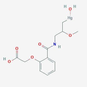 molecular formula C13H18HgNO6 B10761159 Mersalyl acid CAS No. 879642-25-8