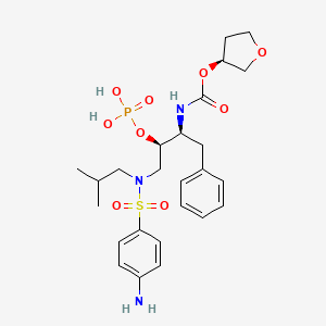 molecular formula C25H36N3O9PS B10761361 Fosamprenavir CAS No. 1257693-05-2