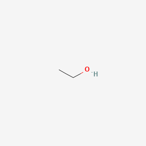 molecular formula C2H6O<br>CH3CH2OH<br>C2H6O B10761421 Ethanol CAS No. 2154-50-9