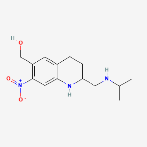 molecular formula C14H21N3O3 B10761474 Oxamniquine CAS No. 40247-39-0