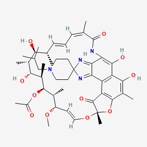 molecular formula C46H62N4O11 B10761502 Rifabutin 