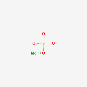 molecular formula MgSO4<br>MgO4S B10761503 Magnesium Sulfate CAS No. 68081-97-0