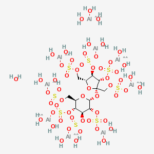 molecular formula C12H54Al9O55S8 B10761693 Sucralfate 