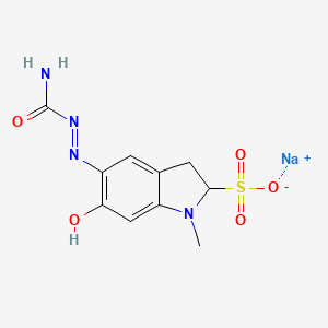 molecular formula C10H11N4NaO5S B10761734 Carbazochrome sodium sulfonate CAS No. 942433-41-2