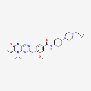 molecular formula C34H50N8O3 B10761796 Volasertib CAS No. 755038-54-1