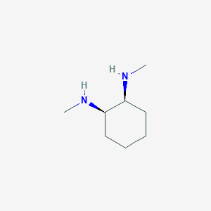 molecular formula C8H18N2 B107622 (1R,2S)-N1,N2-dimethylcyclohexane-1,2-diamine CAS No. 75599-23-4