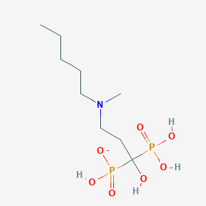 Hydroxy-[1-hydroxy-3-[methyl(pentyl)amino]-1-phosphonopropyl]phosphinate