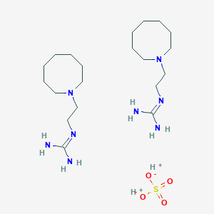 Guanidine, (2-(octahydro-1-azocinyl)ethyl)-, hemisulfate