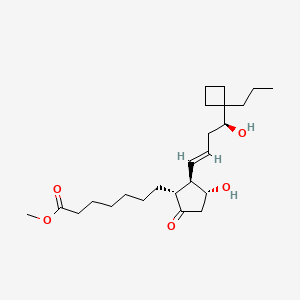 methyl 7-[(1R,2R,3R)-3-hydroxy-2-[(E,4S)-4-hydroxy-4-(1-propylcyclobutyl)but-1-enyl]-5-oxocyclopentyl]heptanoate