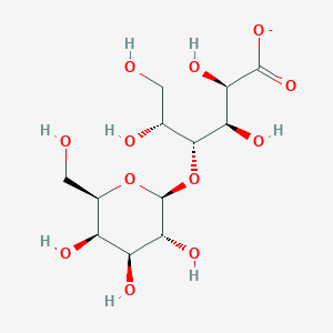 molecular formula C12H21O12- B10762962 Lactobionate CAS No. 24346-01-8