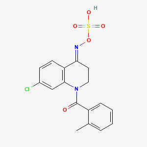 molecular formula C17H15ClN2O5S B10762981 Alilusem CAS No. 791024-52-7