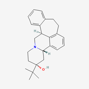 (1S,6R,8S)-6-tert-butyl-3-azapentacyclo[11.8.1.03,8.09,22.016,21]docosa-9,11,13(22),16,18,20-hexaen-6-ol