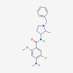 n-(1-Benzyl-2-methylpyrrolidin-3-yl)-5-chloro-2-methoxy-4-(methylamino)benzamide