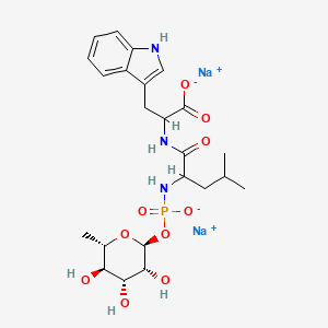 N-(alpha-Rhamnopyranosyloxyhydroxyphosphinyl)-Leu-Trp disodium