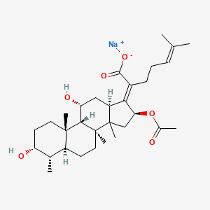 molecular formula C31H47NaO6 B10763391 Fusidic acid sodium 