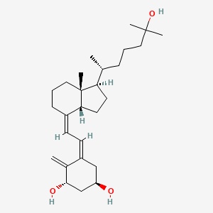 (1R,3S,5Z)-5-[(2Z)-2-[(1R,3aR,7aR)-1-[(2R)-6-hydroxy-6-methylheptan-2-yl]-7a-methyl-2,3,3a,5,6,7-hexahydro-1H-inden-4-ylidene]ethylidene]-4-methylidenecyclohexane-1,3-diol