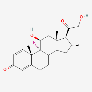 (9R,10S,11S,13S,16R,17S)-9-fluoro-11-hydroxy-17-(2-hydroxyacetyl)-10,13,16-trimethyl-7,8,11,12,14,15,16,17-octahydro-6H-cyclopenta[a]phenanthren-3-one