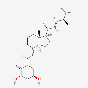 (1R,3S,5E)-5-[2-[(1R,3aS,7aR)-1-[(E,2R,5R)-5,6-dimethylhept-3-en-2-yl]-7a-methyl-2,3,3a,5,6,7-hexahydro-1H-inden-4-ylidene]ethylidene]-4-methylidenecyclohexane-1,3-diol