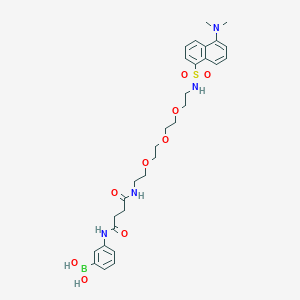 Dansyl-PEG-phenylboronic acid