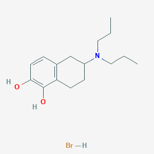 6-(dipropylamino)-5,6,7,8-tetrahydronaphthalene-1,2-diol;hydrobromide