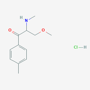 molecular formula C12H18ClNO2 B10764491 Mexedrone Hydrochloride CAS No. 2749282-69-5